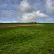 Landschaft und Wolken