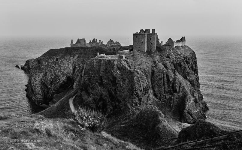 Stonehaven, Schottland | Referenznummer 20170527_A7_9375-Pano Dunnottar Castle